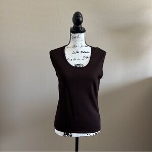 Vintage Jones New York Collection | Sleeveless Scoop Shell Top